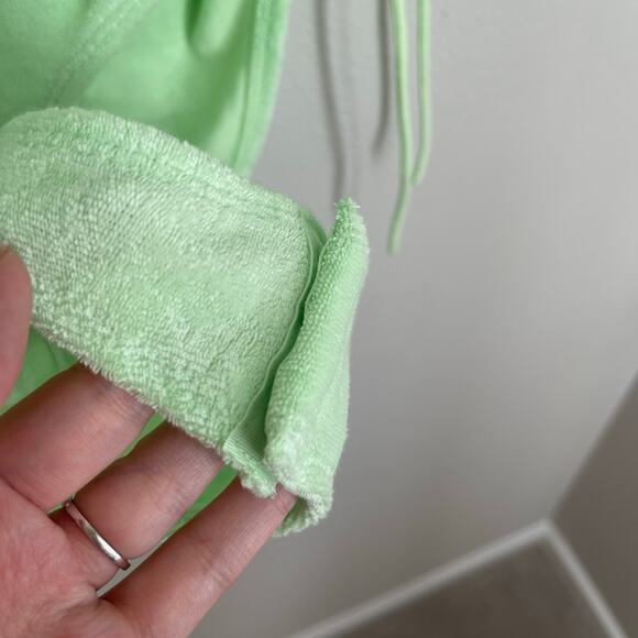 NWT Savage X Fenty Green 70s Ruched Terry Thong Teddy Bodysuit - Picture 10 of 14